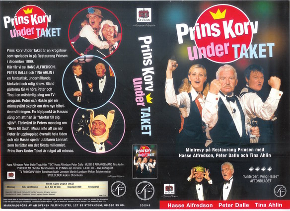 PRINS KORV UNDER TAKET (vhs-omslag)